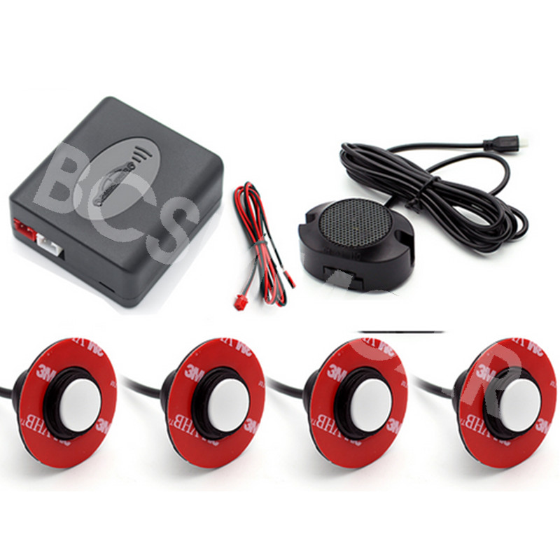 Parking Sensor With 4 Sensors Reverse Backup Car Parking Radar Alarm System Kit