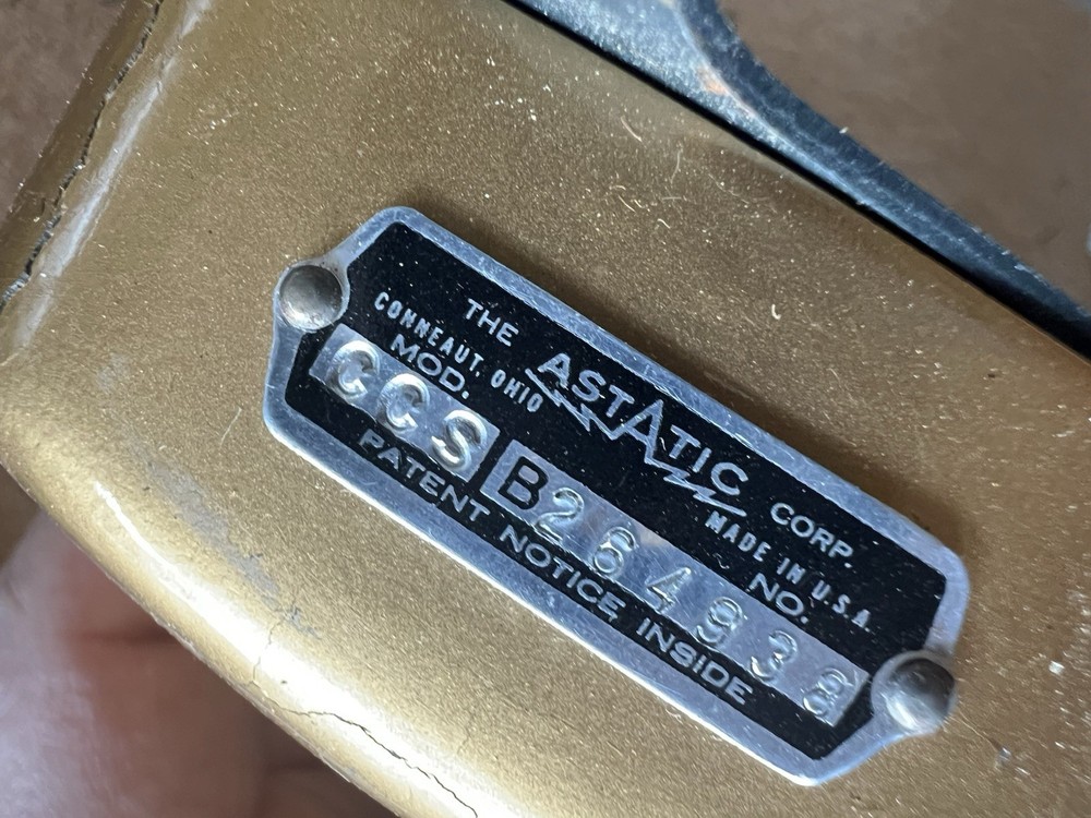 Vintage Astatic Model CCS Mic Microphone