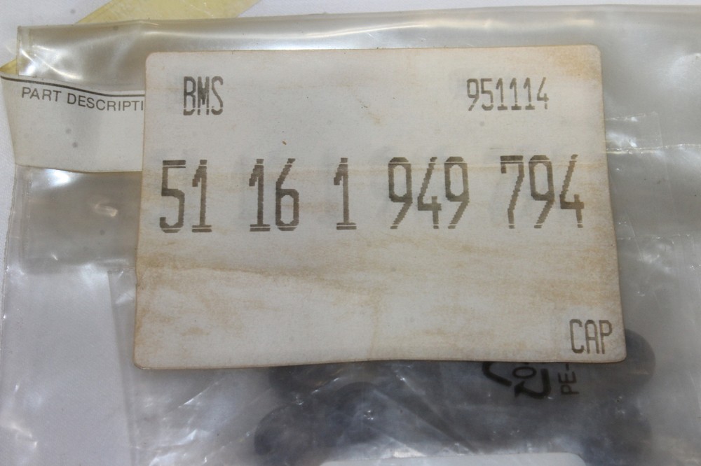 Tool box cap for BMW E-36 E-34 E-32