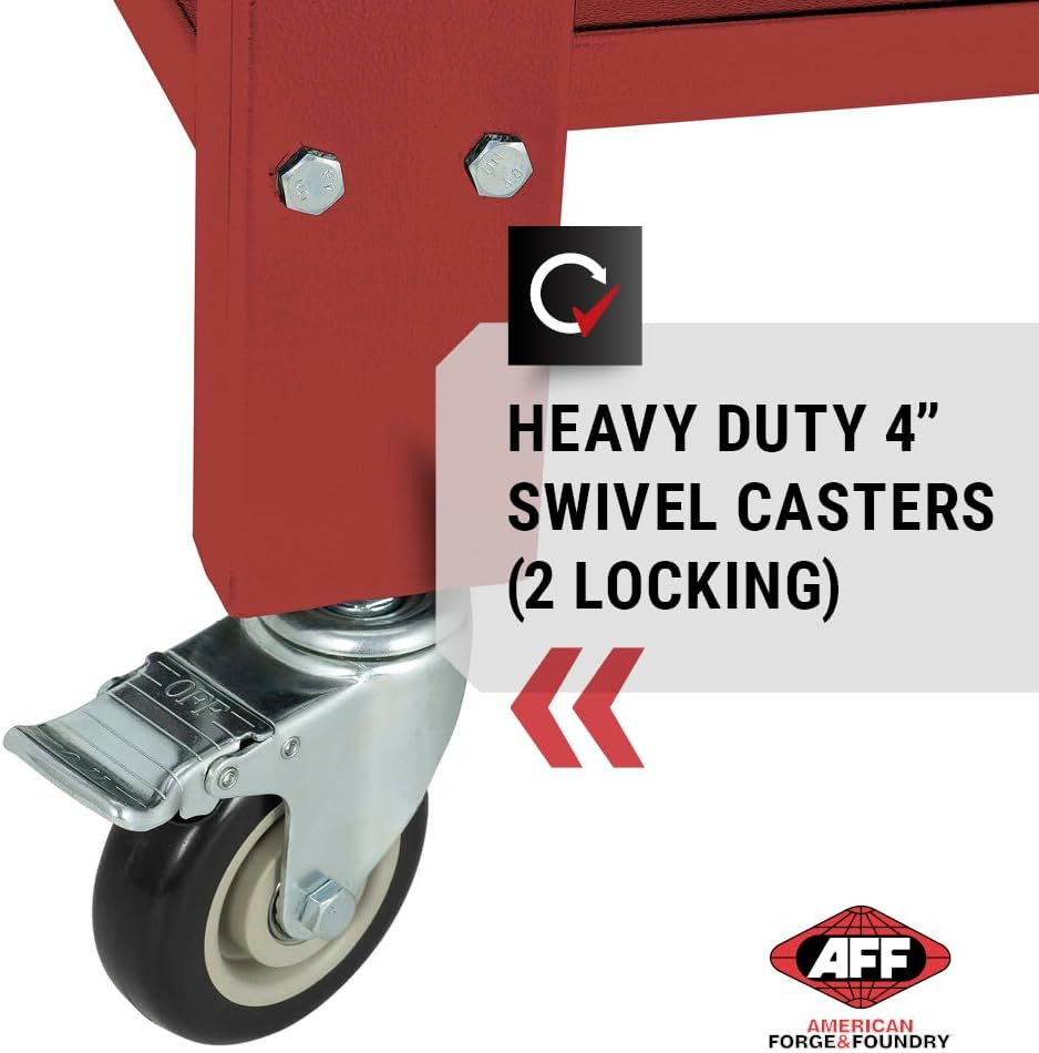 Tear-Down Work Table - Portable Heavy Duty Workbench with Fluid Drainage System