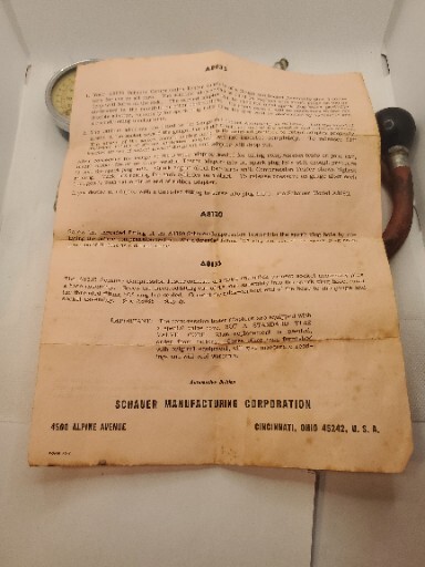 Vintage Balkamp Compression Tester Kit Indianapolis IND NAPA