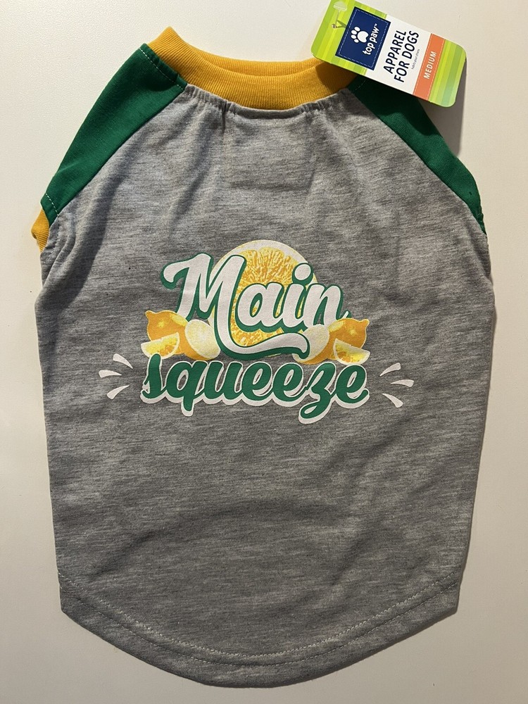 Top Paw Dog Shirt Main Squeeze Medium