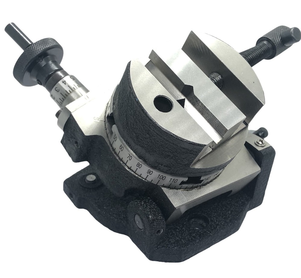 3" TILTING ROTARY TABLE & 3" ROUND VICE VISE BLUEFOX TOOLS