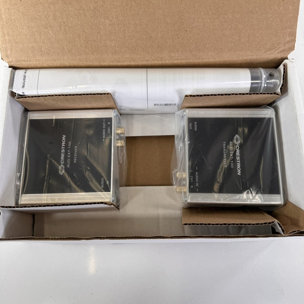 Crestron AUD-EXT-100 Audio Over Cat-5 Extension Transmitter & Receiver