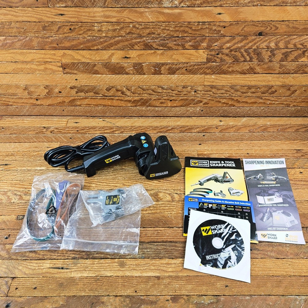 Work Sharp WSKTS Electric Knife and Tool Sharpener Adjustable VG Tested