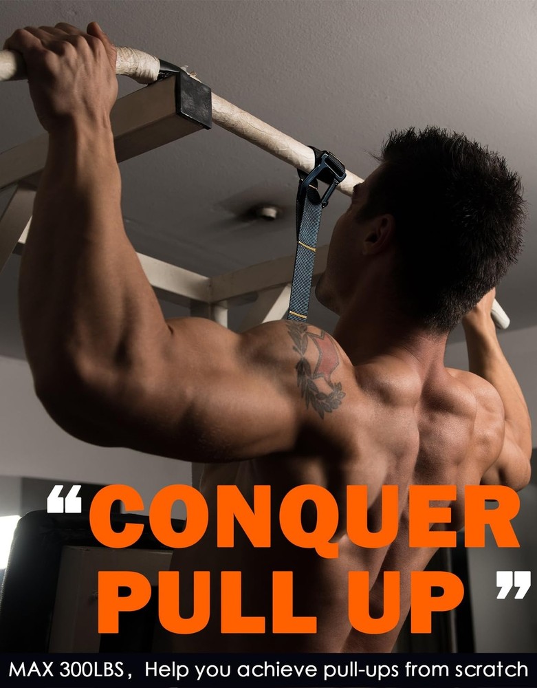 Fitarc Pull Up Assistance Bands Set,Pull Up Assist Strap with Handle,14 Level...