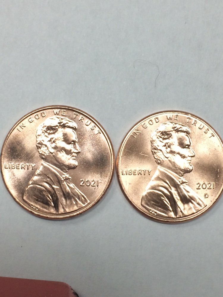 2021 P&D - Lincoln Shield Cent Set