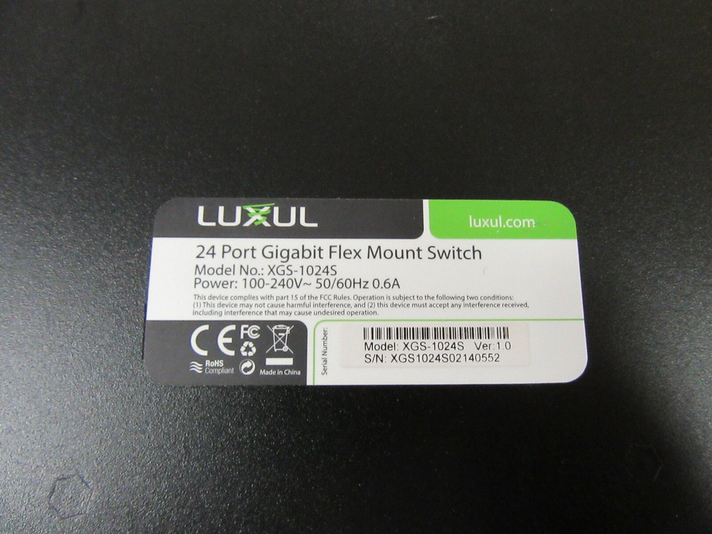 Luxul XGS-1024S 24-Port Gigabit Flex Mount Switch