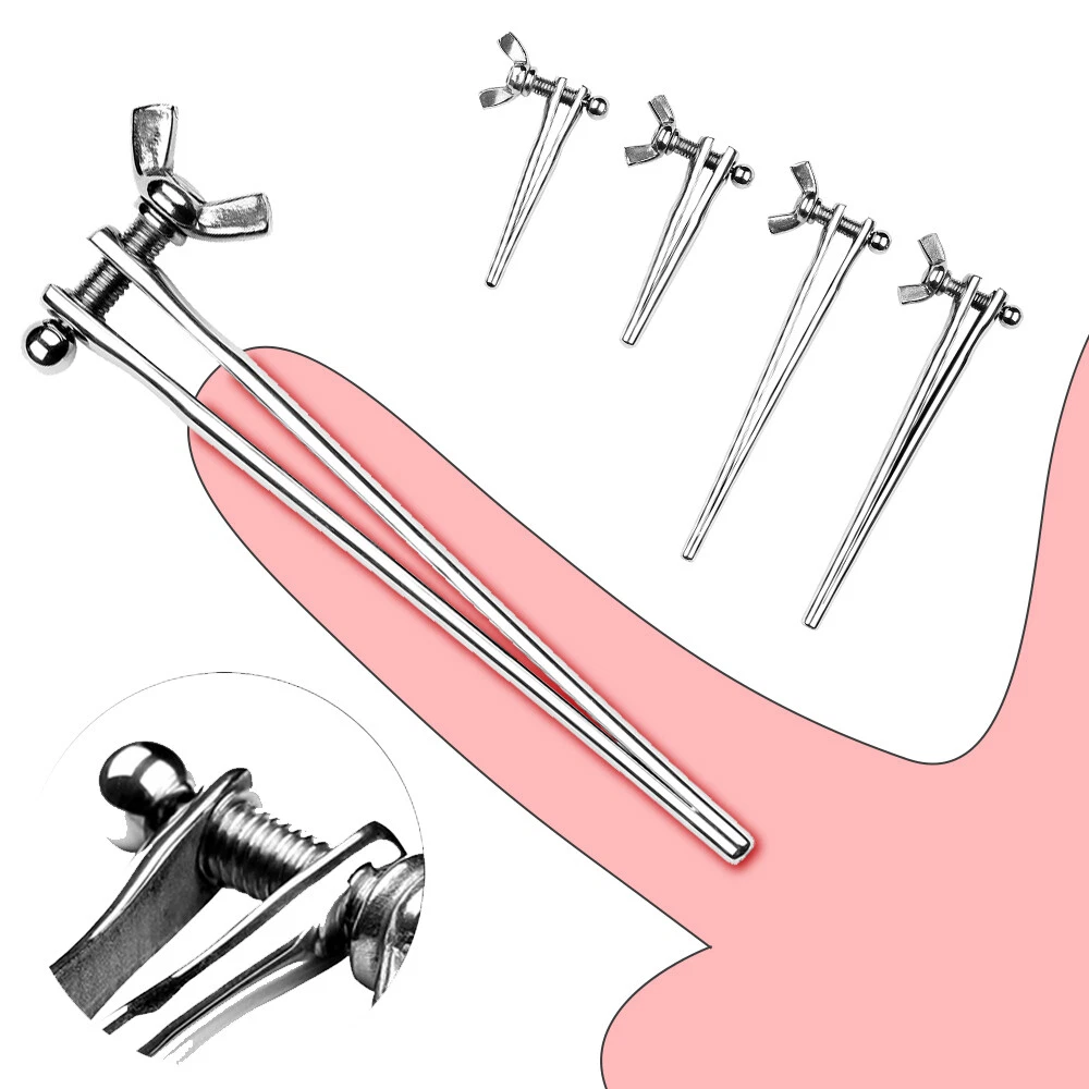 Stainless Steel Urethral Dicks Adjustable Penis Plug Dilator Stretcher Expander