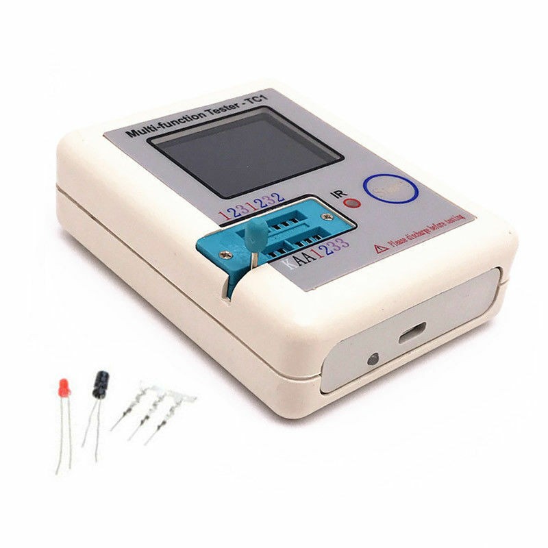 Transistor Tester TFT Diode Triode Capacitance Meter LCR ESR NPN PNP MOSFET C#