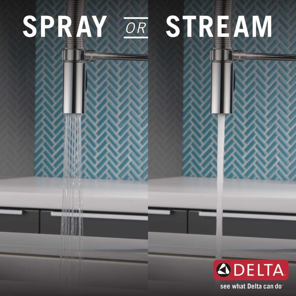 Delta Trinsic Pull-Down Kitchen Faucet Touch2O Chrome-Certified Refurbished