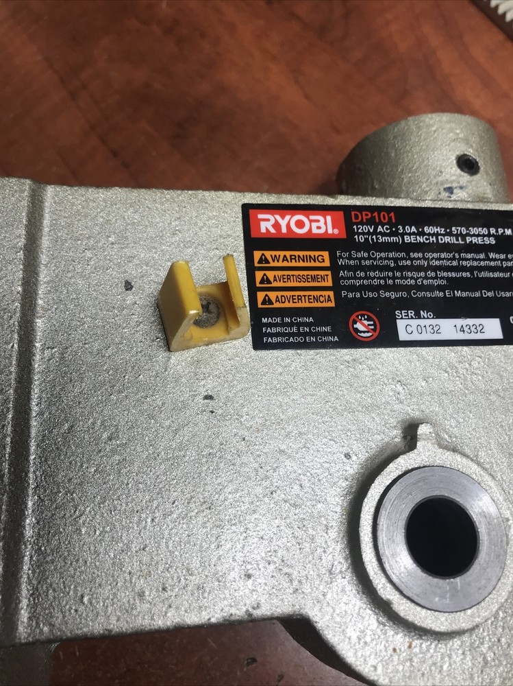 OEM Part Head 13202001G Asembly For RYOBI DP101 10“ Portable Bench Drill Press