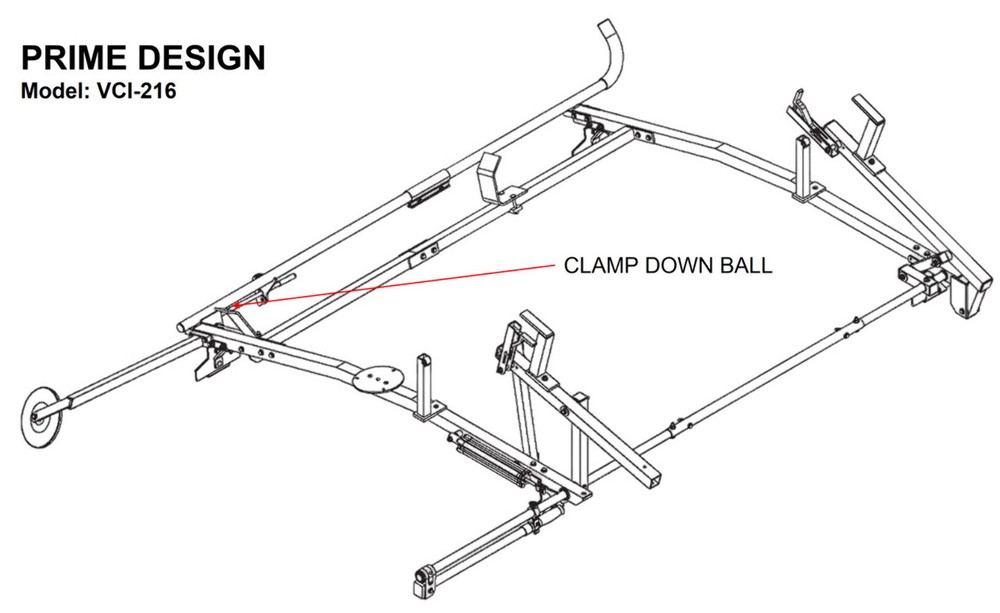 Prime Design Clamp Down Handle Ball
