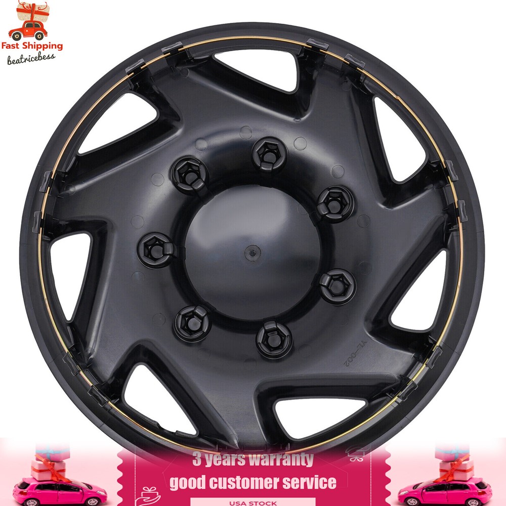 4pcs Hub Caps Van Full Wheel Covers For Ford Econoline E250 E350 E450 99-18