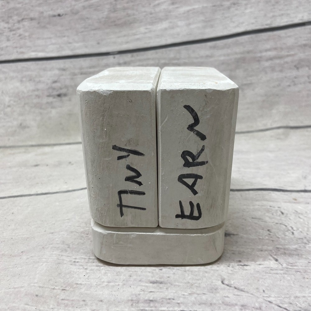 Unbranded Ceramic Casting Mold Tiny Urn Floral Design
