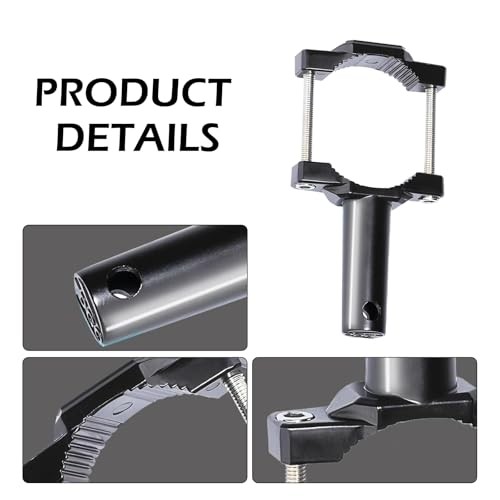2 PCS Motorcycle Spotlight Mount Brackets, Front Aux Light Fork Mounts, Shock