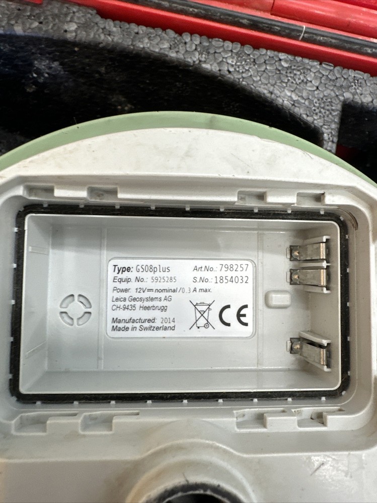 Leica GPS GS08plus and CS10 controller