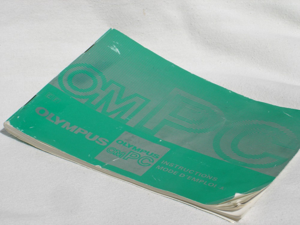 OLYMPUS OMPC Instruction Manual. English Edition ( OM PC )