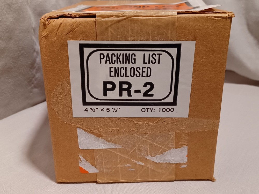 Packing List Envelopes 4.5 x5 .5" New Sealed Box 1000