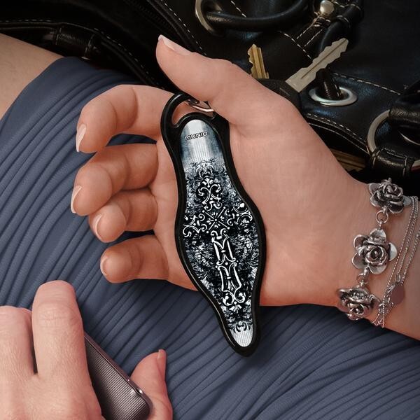 Munio Self Defense Key Chain, Cross