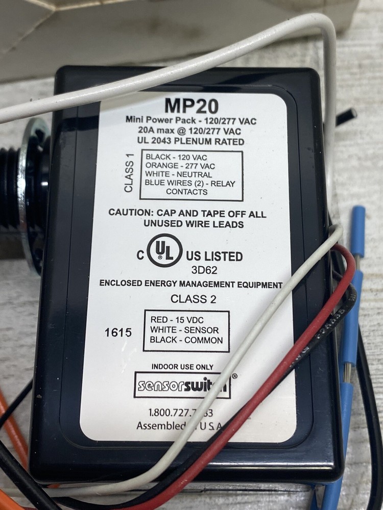 Acuity Controls Sensor Switch MP20 Mini Power Pack 120/240/277 New
