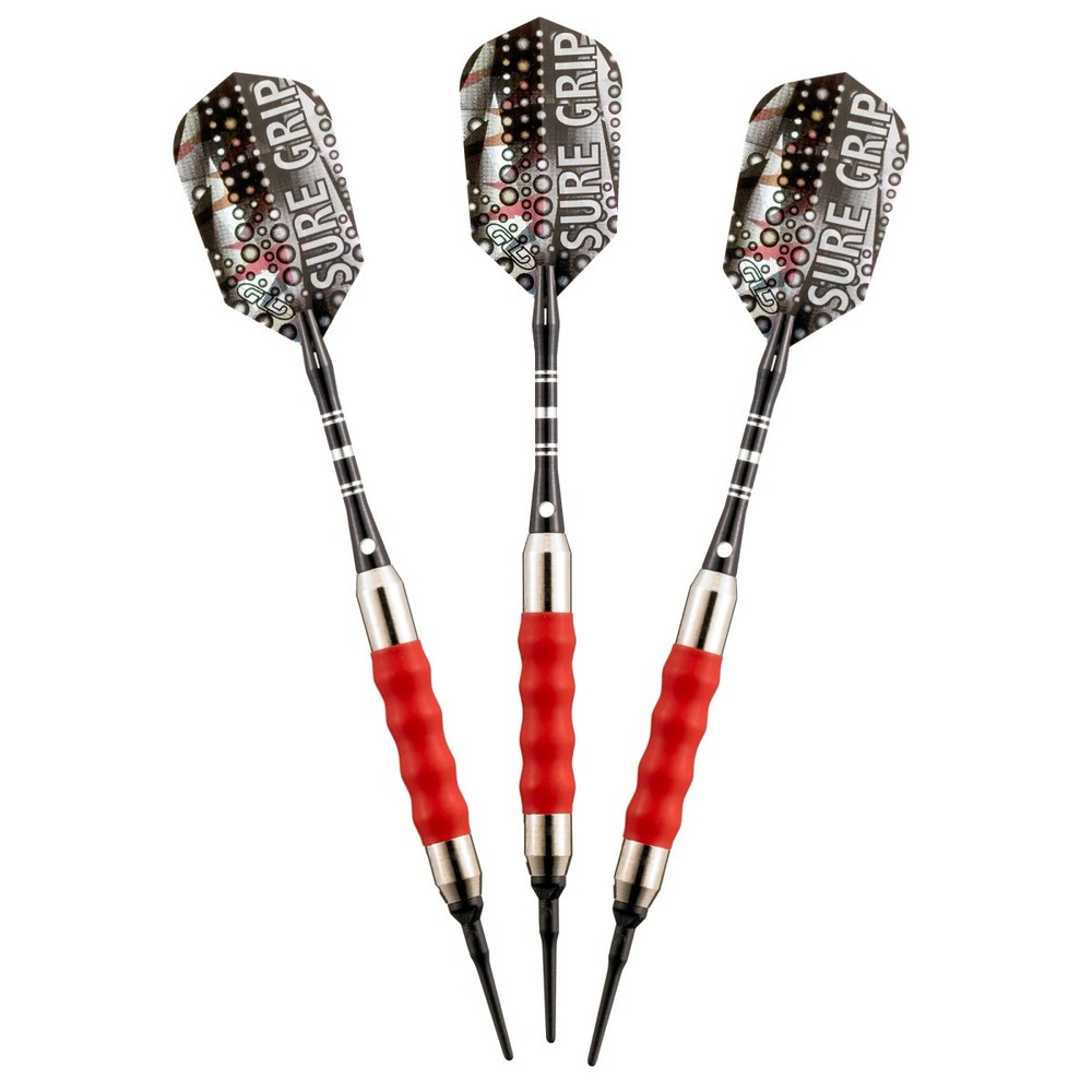 Viper Sure Grip Soft Tip Darts - Dartboard Game Accessory - Red - 16 Grams