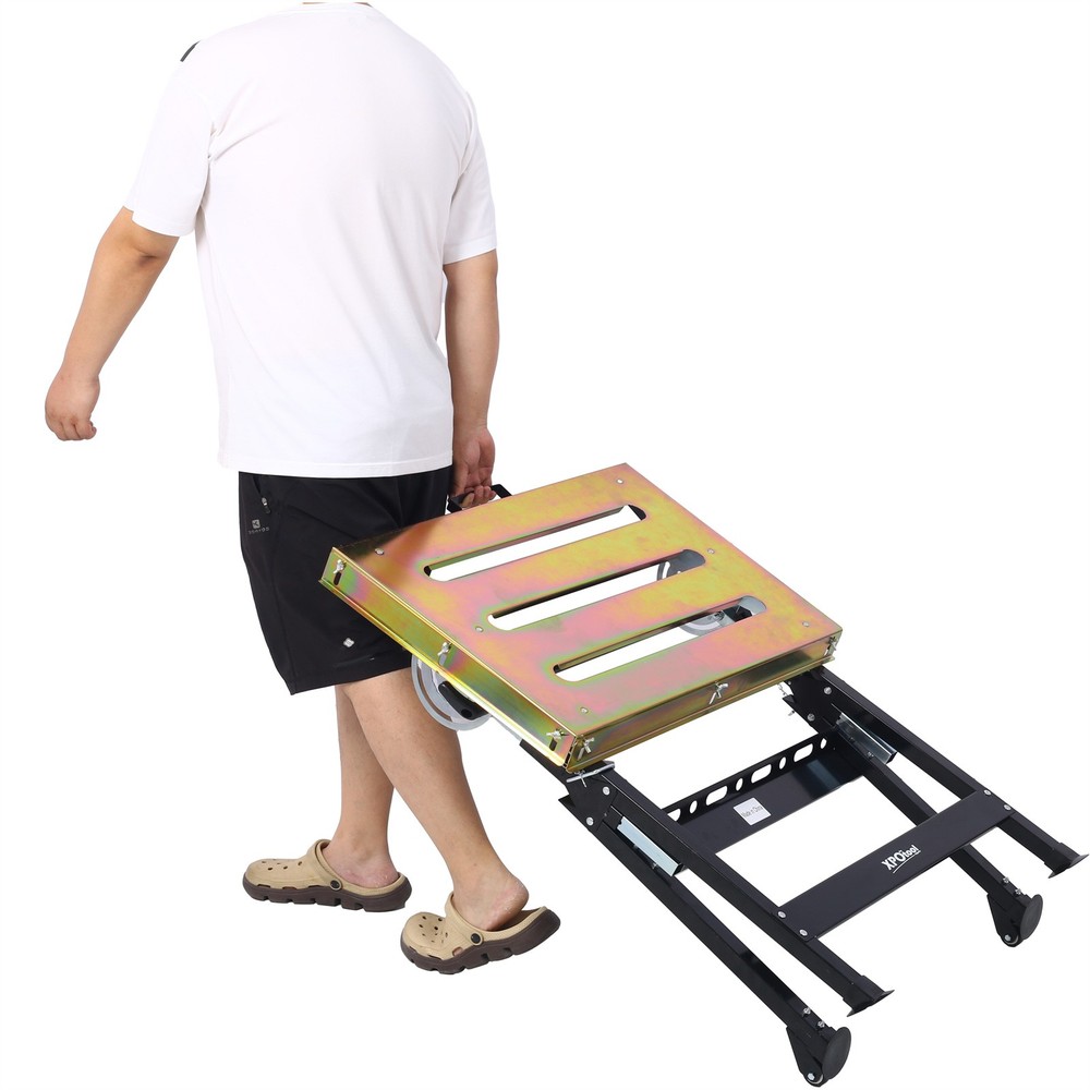 Foldable Steel Welding Table 30"x20" Adjustable Angle & Height 400lbs Capacity