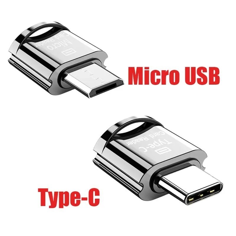 USB-C To Micro SD Memory Card Reader TF Adapter Type C For Android Phone OTG