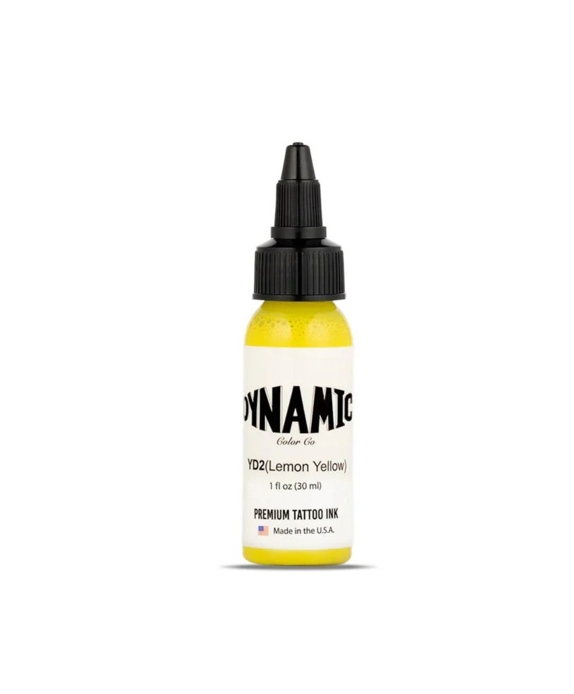 Dynamic Tattoo Ink Lemon Yellow