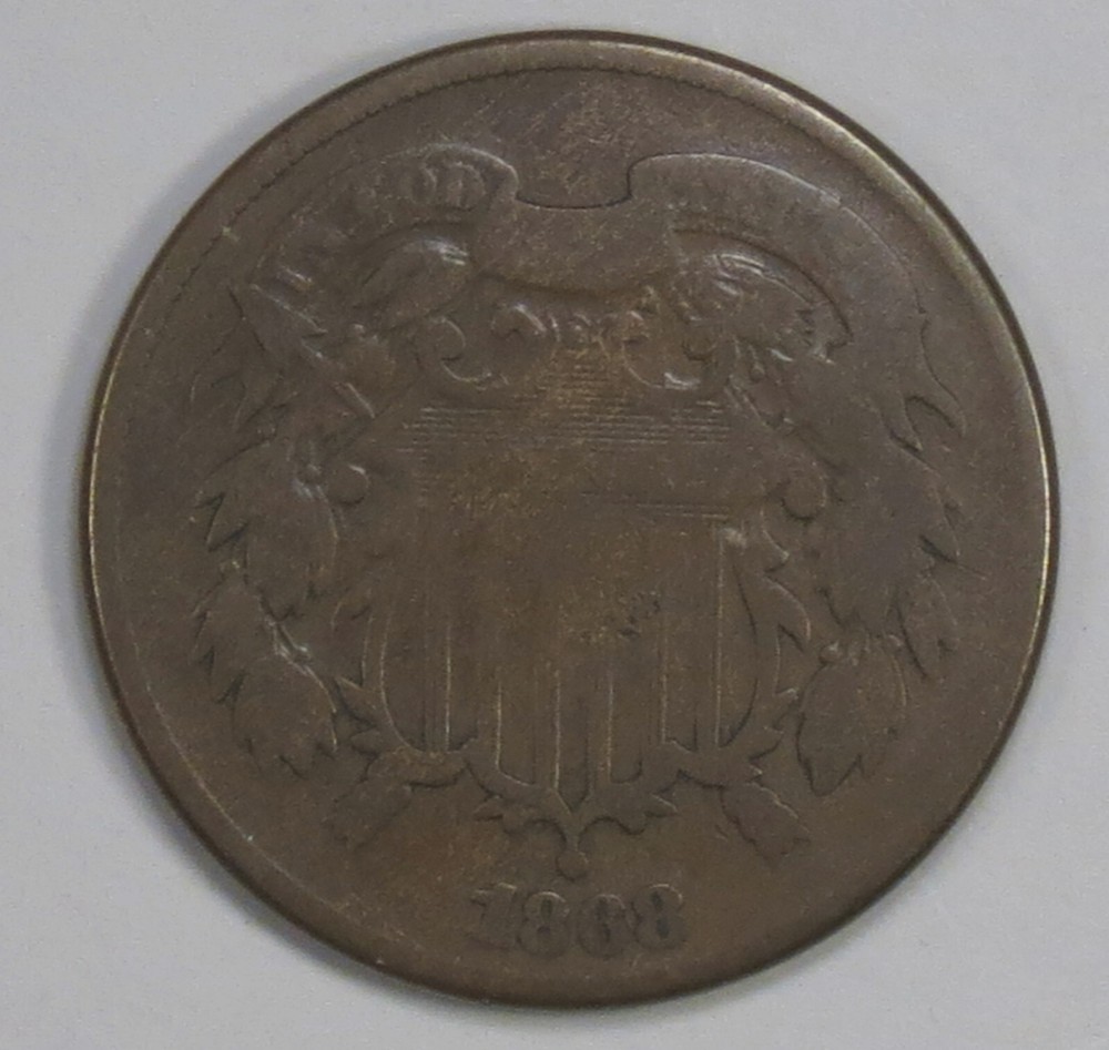 1868 Two Cent Piece - VG