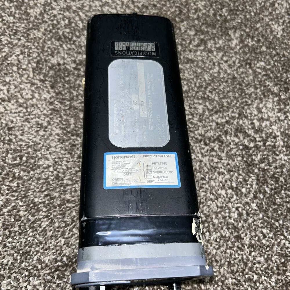 Sperry Compass Indicator C-6D P# 1778686-655 (As Removed for Upgrade)