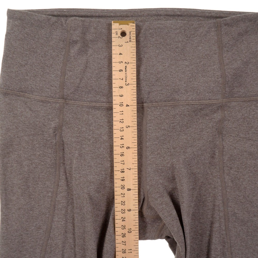 Athleta Heather Gray Cropped Leggings Womens Small S Pull On