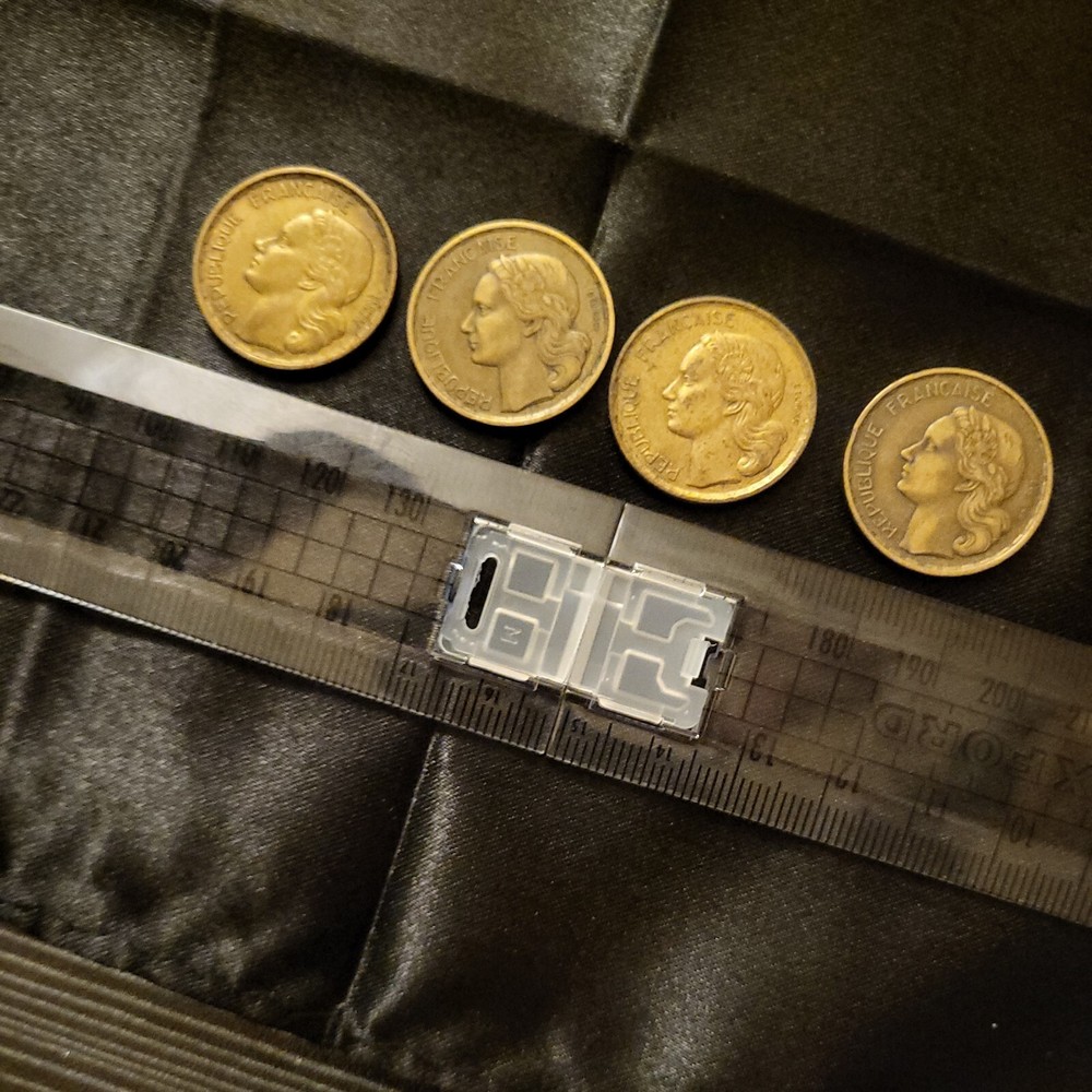 4 X Corresponding 20 Francs 50 51 52 53