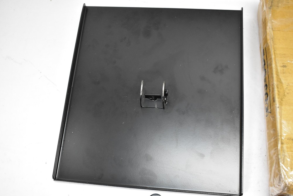 DJ-CDL CDJ Player Stand Black Metal Platform Riser Mount Base Plate Kit Hardware