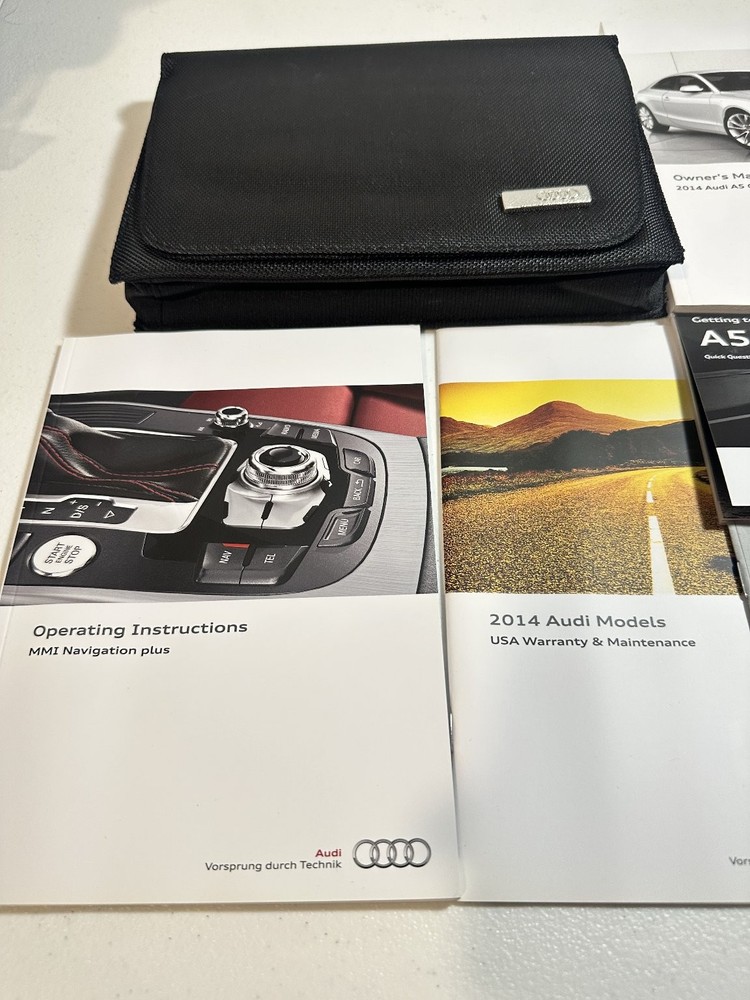 Audi A5/S5/RS5 Owners Manuals 2014 Complete Set