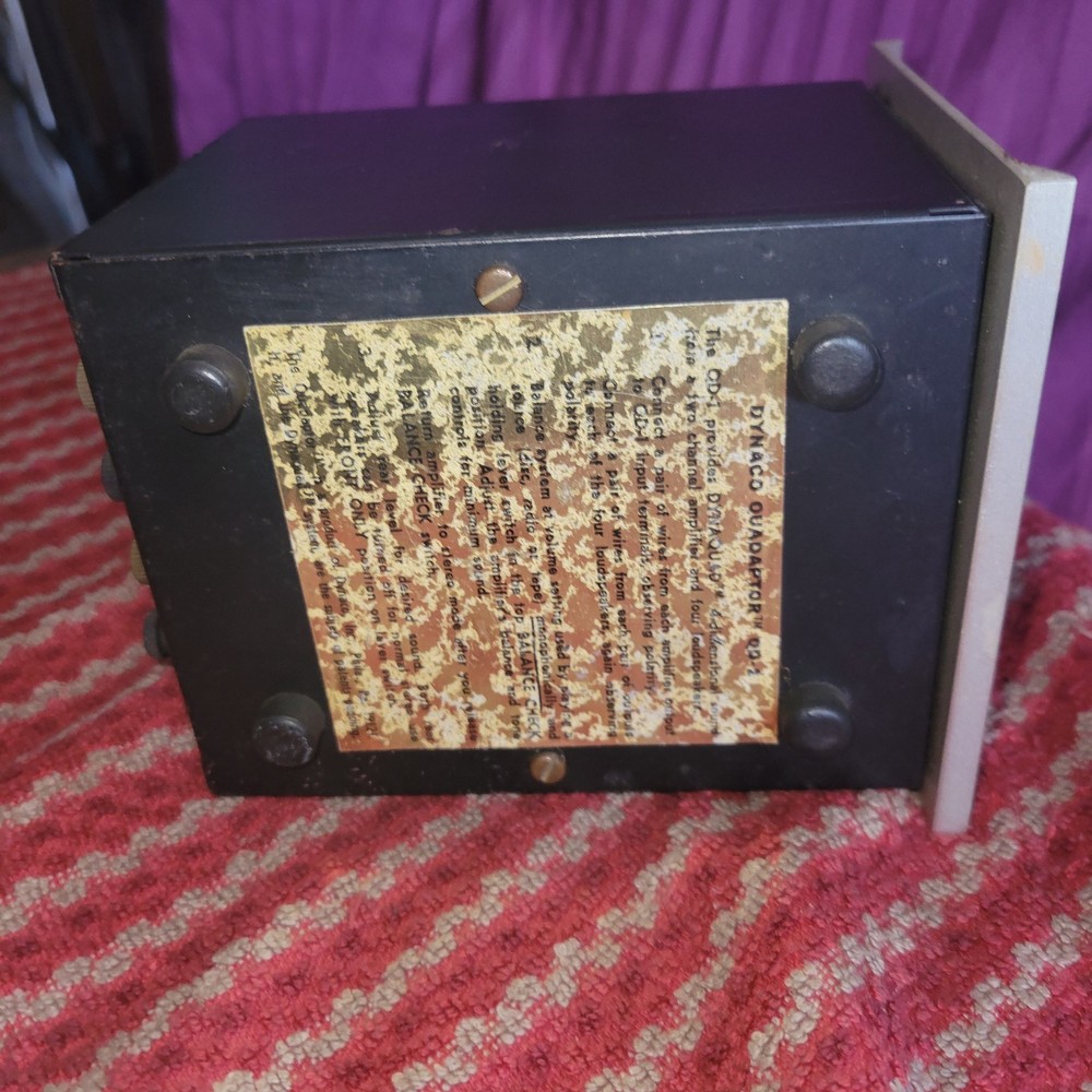 Dynaco Quadaptor QD-1 Dynaquad System Untested