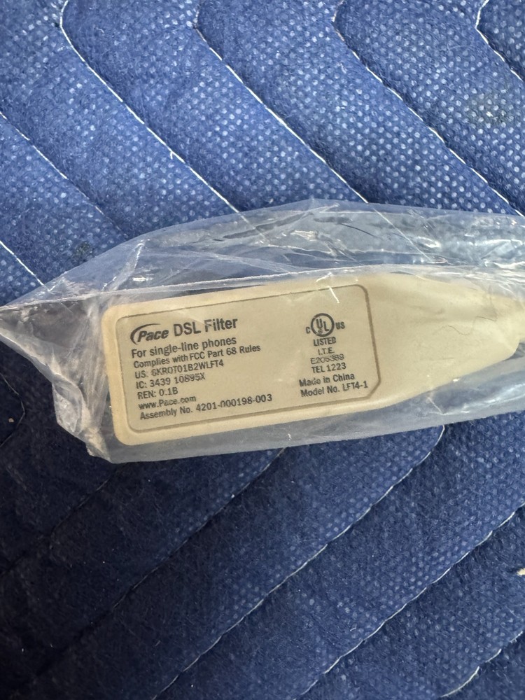 Pace Brand DSL Filter Adapter Cable Single-Line Phone
