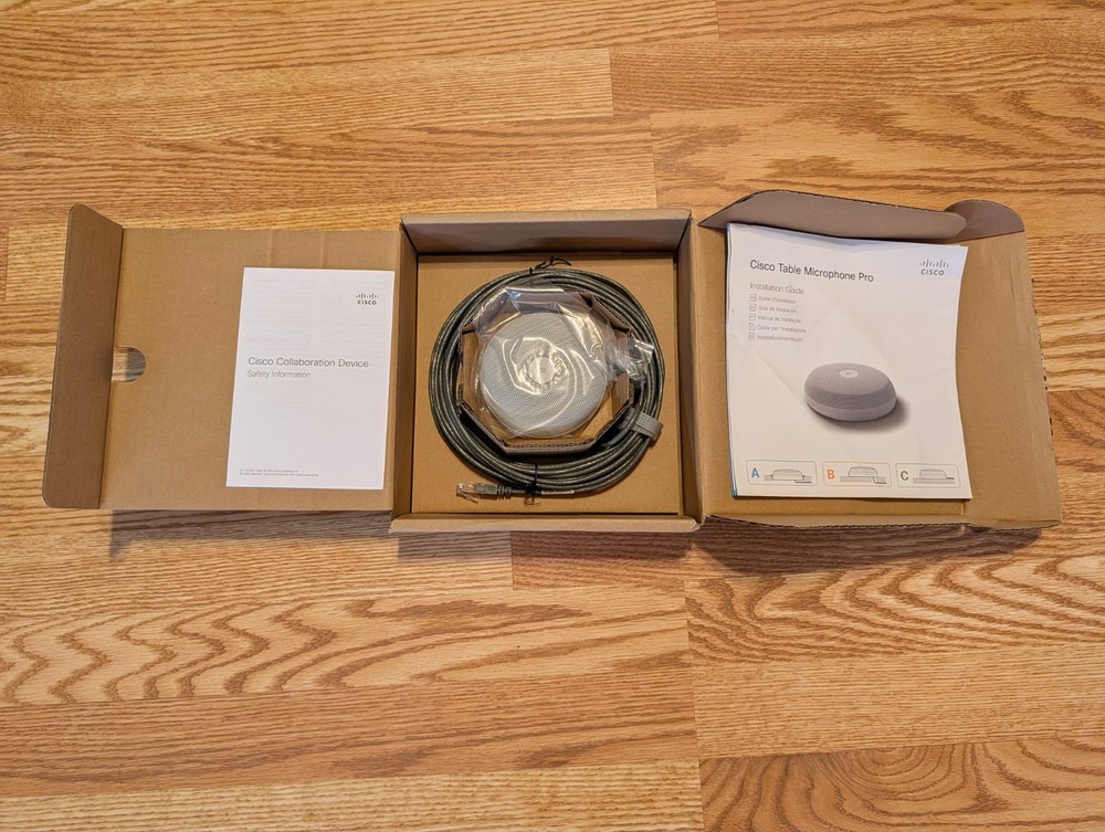 CISCO CS-MIC-ARRAY-T Table Microphone Pro Video Conferencing Multi-directional