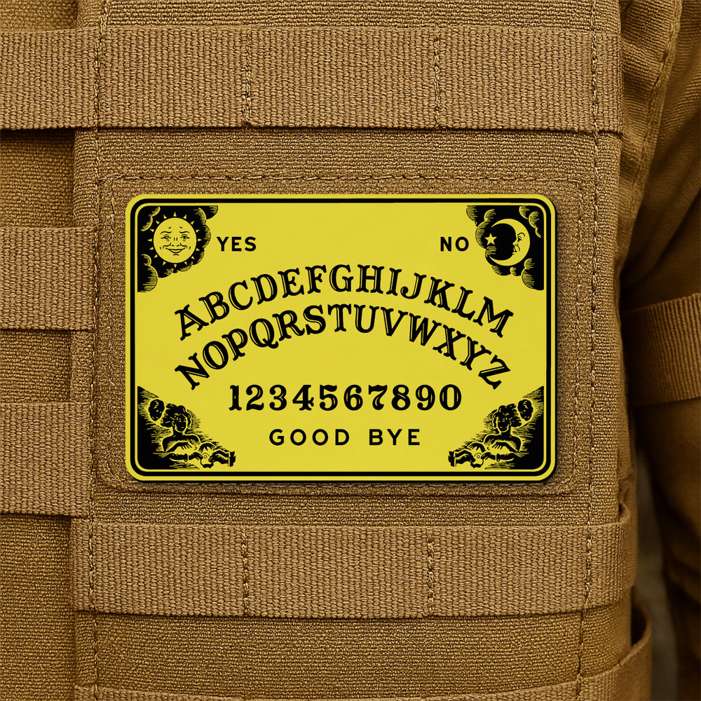 Spirit Talking Board Morale Patch, 2" x 3" Hook & Loop Plate Carrier Patch