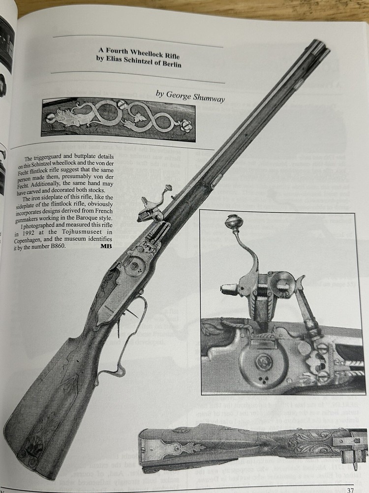 Vintage Muzzle Loading Cap & Ball JAEGER RIFLES GEORGE SHUMWAY 2N EDITION 2003