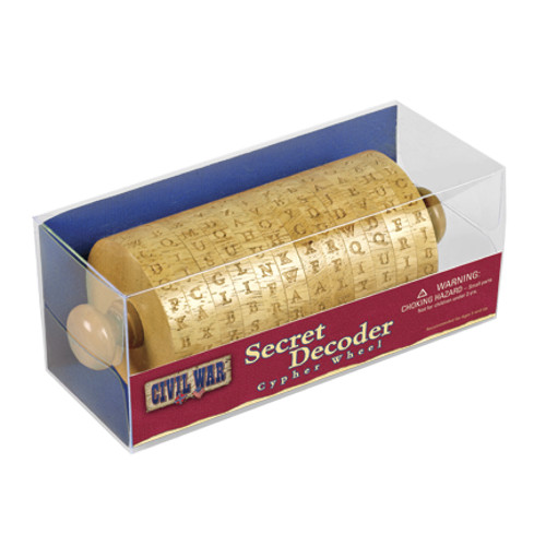 Civil War Secret Decoder Cypher Wheel Ages 5 & Up New