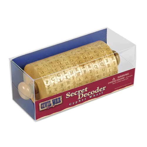 Civil War Secret Decoder Cypher Wheel Ages 5 & Up New