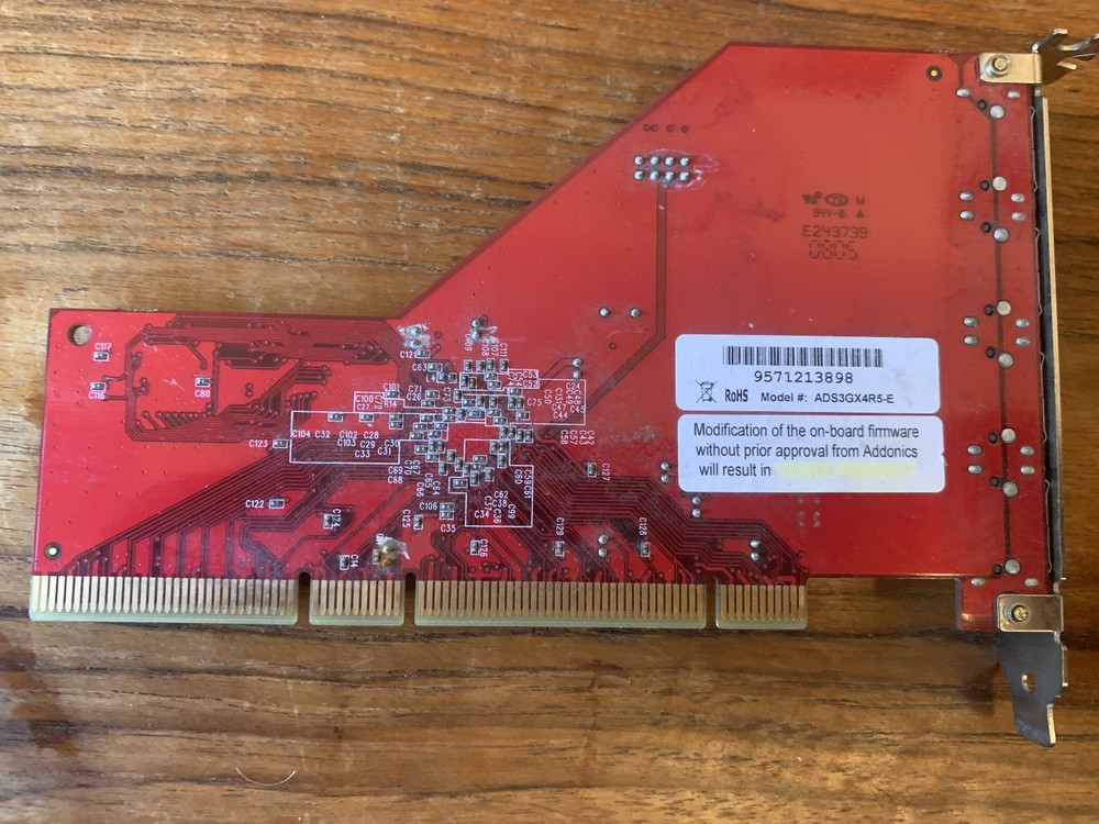 Addonics PCI-X ADS3GX4R5E