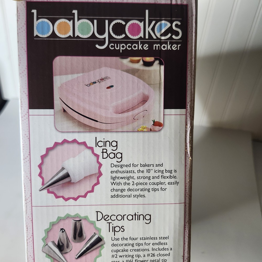 Babycakes Mini Cupcake Maker, Pink Makes 8 Mini Cupcakes