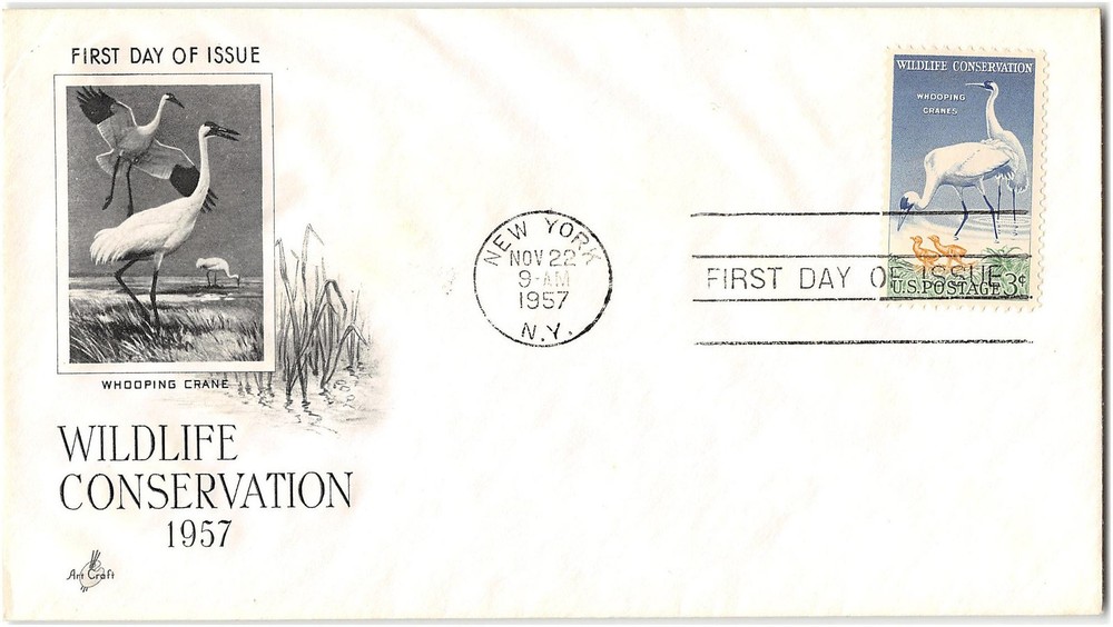 US #1098 First Day Cover (FDC), 1957