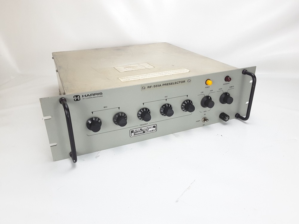 HARRIS RF 551A PRESELECTOR/POSTSELECTOR FOR RF 590 AND OTHERS