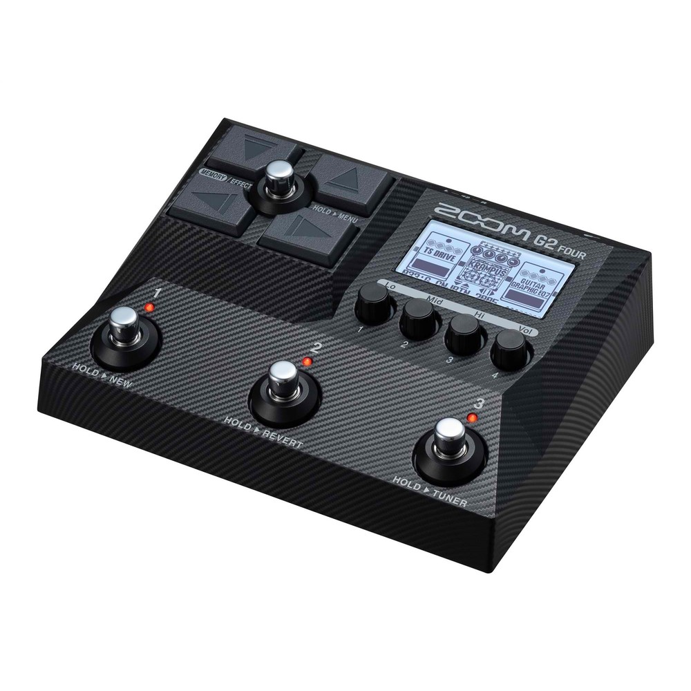 Zoom G2 Four Multi-Effect Guitar Pedal with Cable Essential Kit