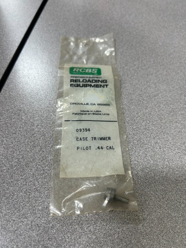 RCBS .44 Cal. Case Trimmer Pilot-NOS