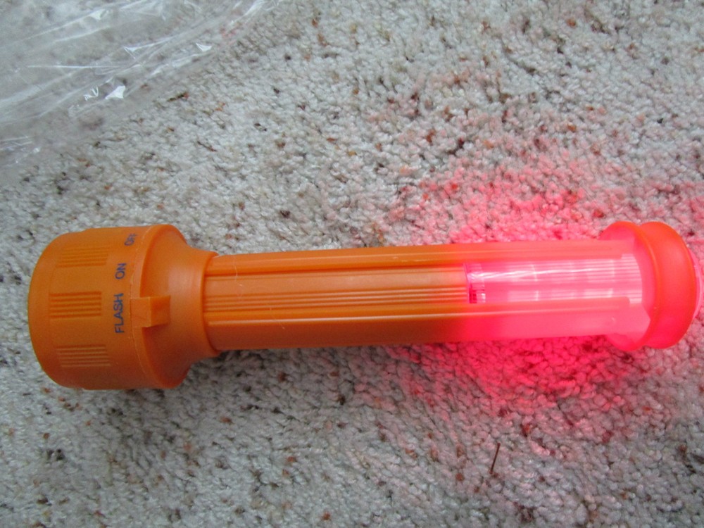 2 new The E-Flasher Flashlight with Tripod Stand - use as a HALLOWEEN flashlight