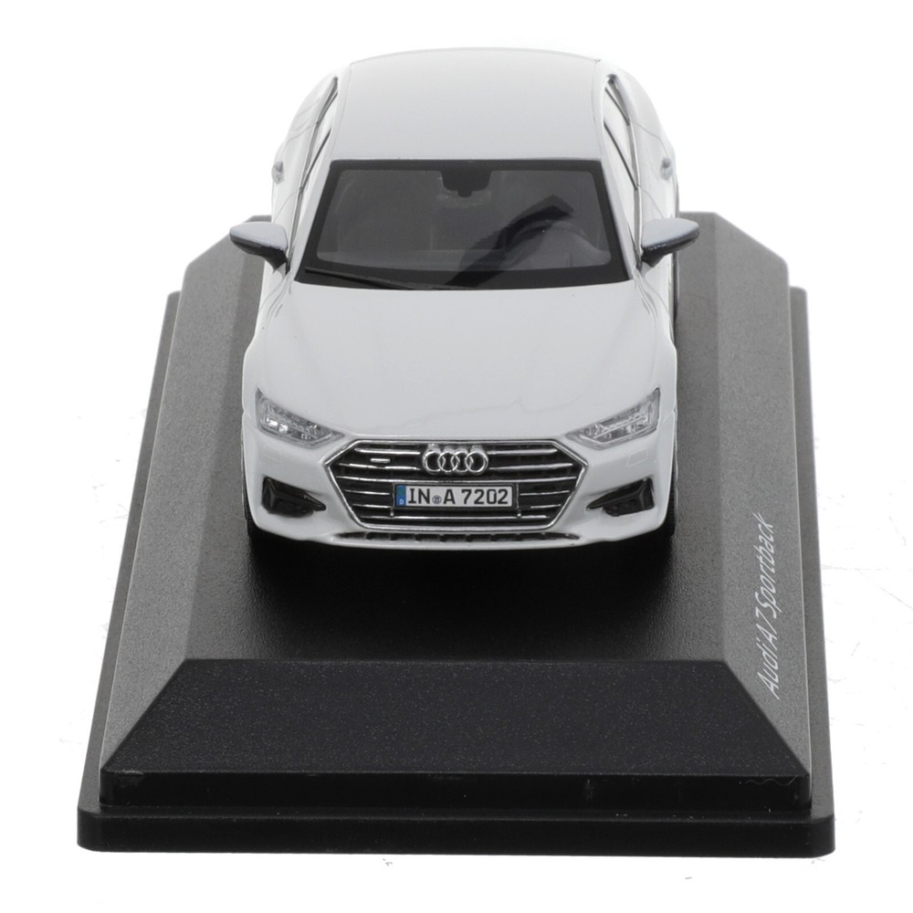White Audi A7 Sportback 1.43 Car Model